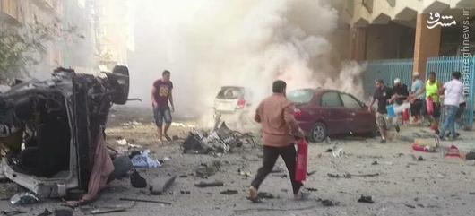 انفجار خودروی بمبگذاری شده در لیبی+تصاویر