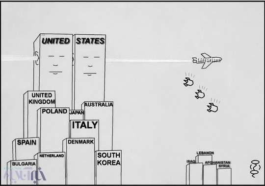 کاریکاتور/ نمای جدید از 11 سپتامبر