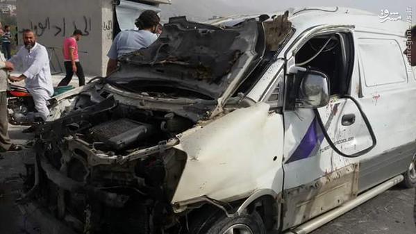انفجار خودروی بمبگذاری شده در سلقین+تصاویر
