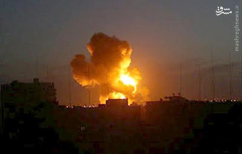 3 حمله هوایی اسرائیل علیه غزه+تصاویر