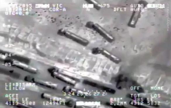 انهدام تانکرهای سوخت داعش در الانبار+عکس و فیلم