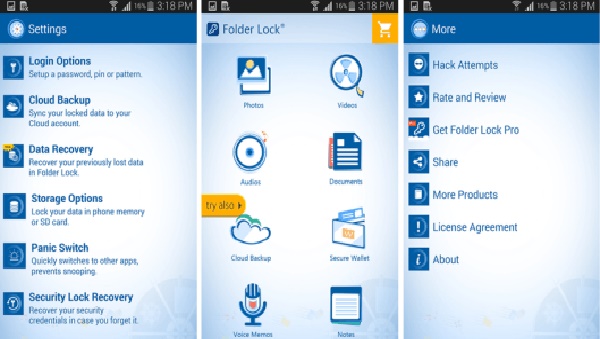 برنامه قفل اندروید Folder Lock +دانلود