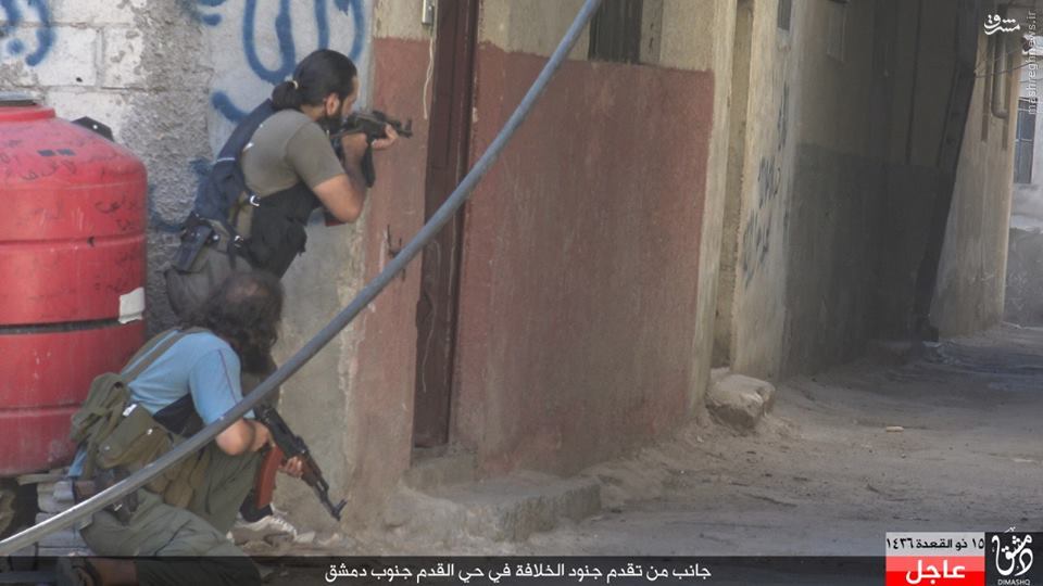 حمله داعش به حی القدم دمشق+تصاویر