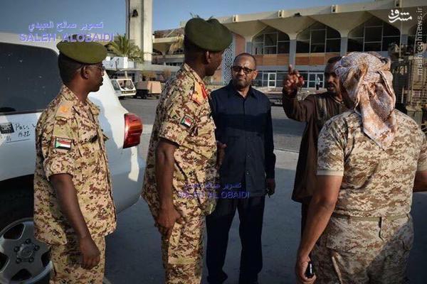 مزدوران سودانی در فرودگاه عدن+تصاویر