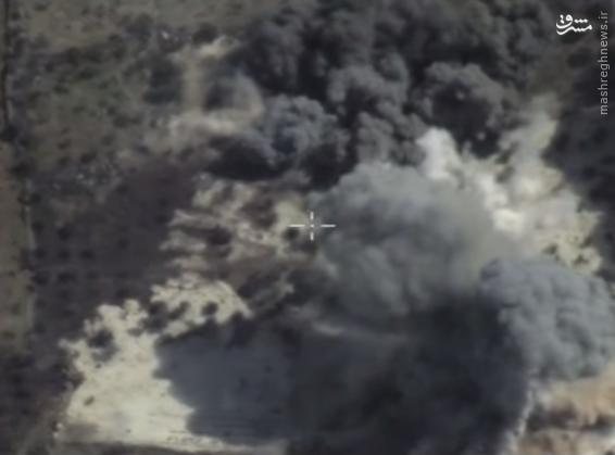 انهدام 27 هدف داعش و القاعده در سوریه+تصاویر