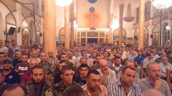 شهادت رزمنده مسیحی ارتش سوریه+تصاویر