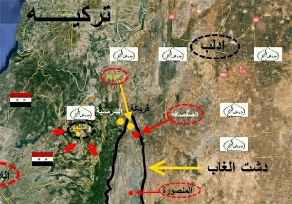 جدید‎ترین تحولات میدانی در شمال استان «حماه» سوریه+نقشه