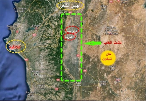 جدید‎ترین تحولات میدانی در شمال استان «حماه» سوریه+نقشه