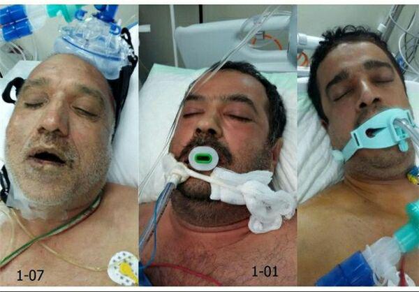 6 نفر از مجروحین ایرانی مجهول الهویه +عکس