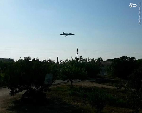 عکس/ جنگنده سوخوی 34 وارد سوریه شد