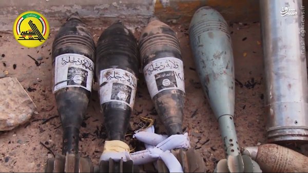 کشف انبار تسلیحات داعش در بیجی+عکس و فیلم