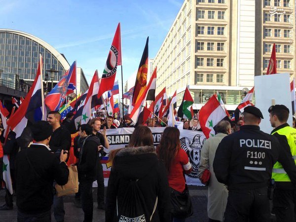 تظاهرات سوریهای مقیم آلمان+تصاویر