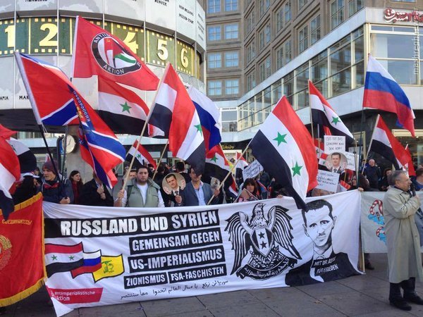 تظاهرات سوریهای مقیم آلمان+تصاویر