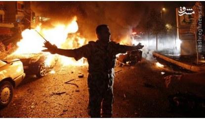 تصاویر اولیه دو انفجار در ضاحیه جنوبی بیروت
