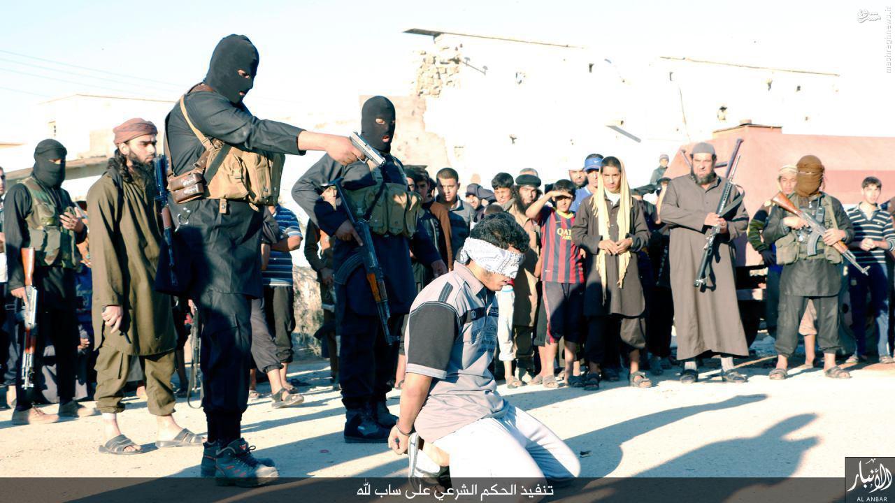اعدام جوان اهل سنت توسط داعش+تصاویر