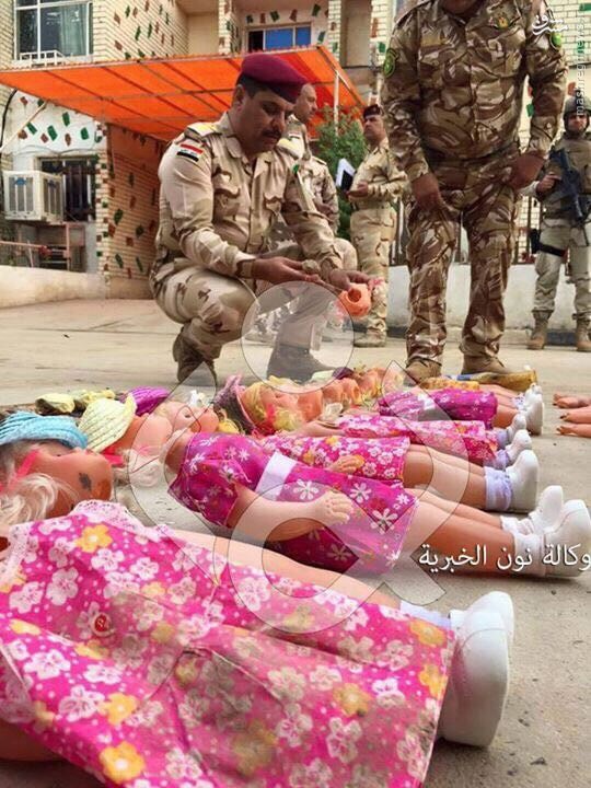 کشف محموله عروسکهای بمبگذاری شده در بغداد+تصاویر