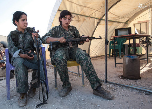 داعشی های بزدل از این زنان می ترسند +تصاویر