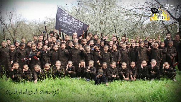 تروریستهای چینی عضو القاعده در شمال سوریه+عکس