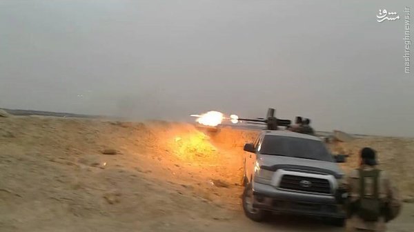 سیطره ارتش سوریه بر ارتفاعات حاشیه قریتین+فیلم و عکس