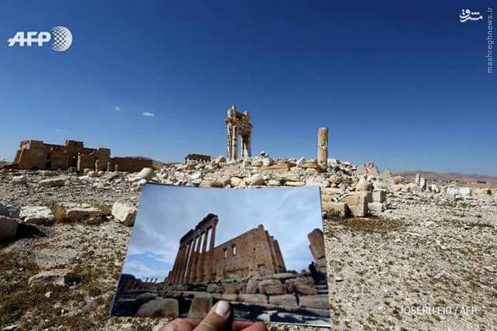 گزارش آسوشیتدپرس از تخریب تدمر توسط داعش+عکس
