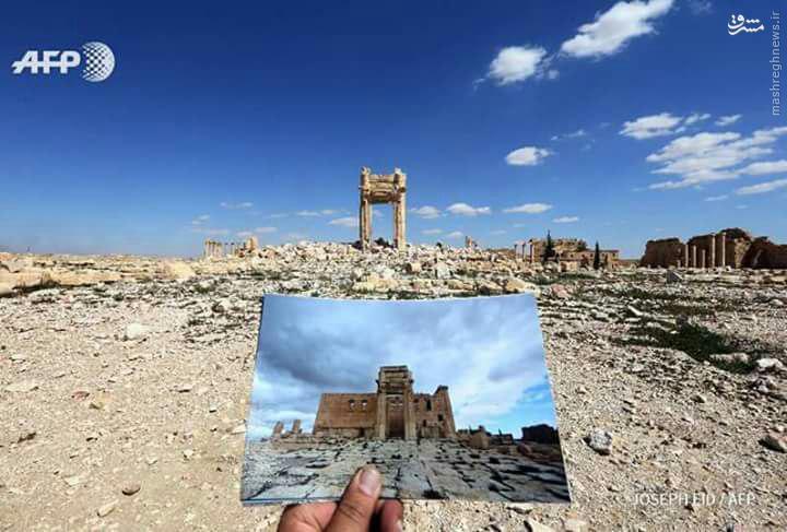 گزارش آسوشیتدپرس از تخریب تدمر توسط داعش+عکس