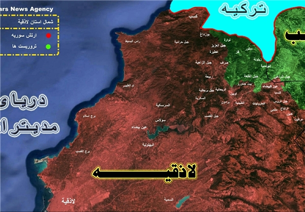 ارتش سوریه منطقه راهبردی «جبل القلعة» لاذقیه را بازپس گرفت