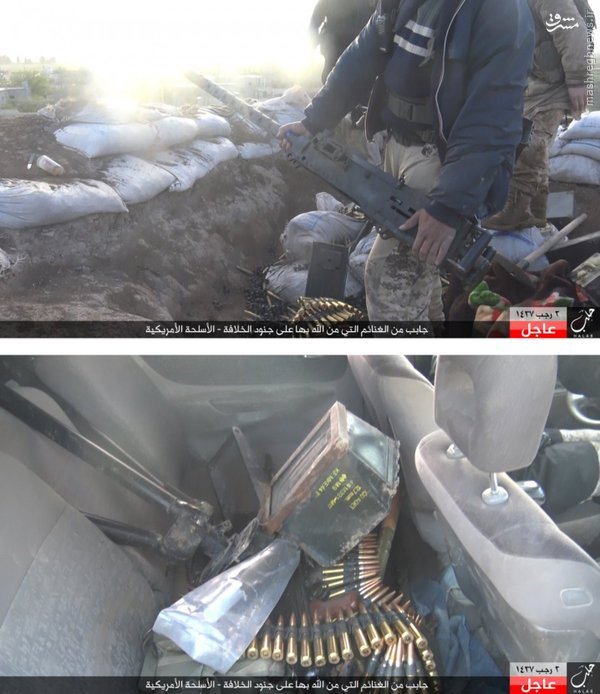 غنائم داعش از ارتش آزاد در شمال حلب+عکس