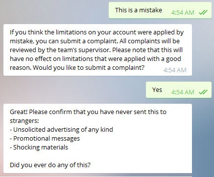 خبری خوشحال کننده برای کاربران ریپورت شده تلگرام !