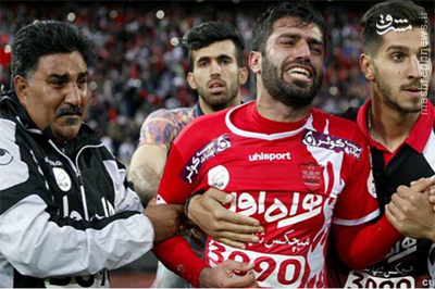 عکس/اشک‌های یک پرسپولیسی پس از برد در دربی