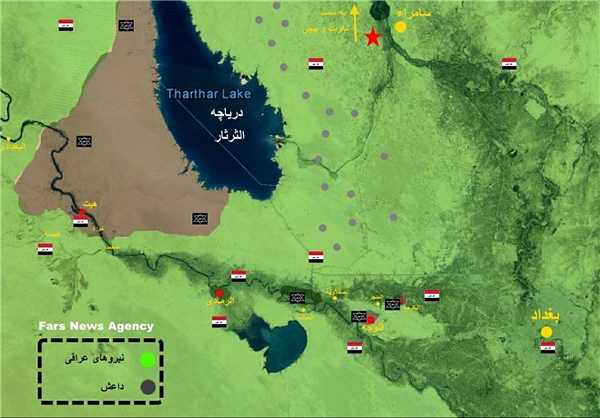 آخرین وضعیت عملیات آزادسازی شهر «هیت» عراق