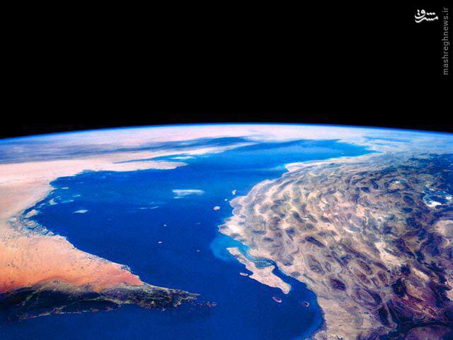 عکس هوایی از خلیج همیشگی فارس