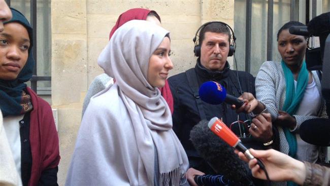 «روز حجاب» در دانشگاه پاریس +عکس