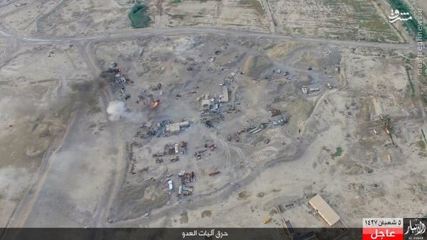 حمله هالیوودی داعش به ارتش عراق+عکس