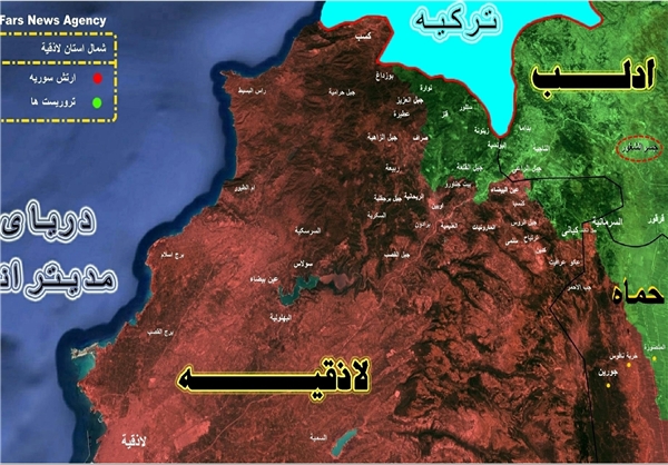 آزادسازی ارتفاعات «الحداده» در لاذقیه +نقشه