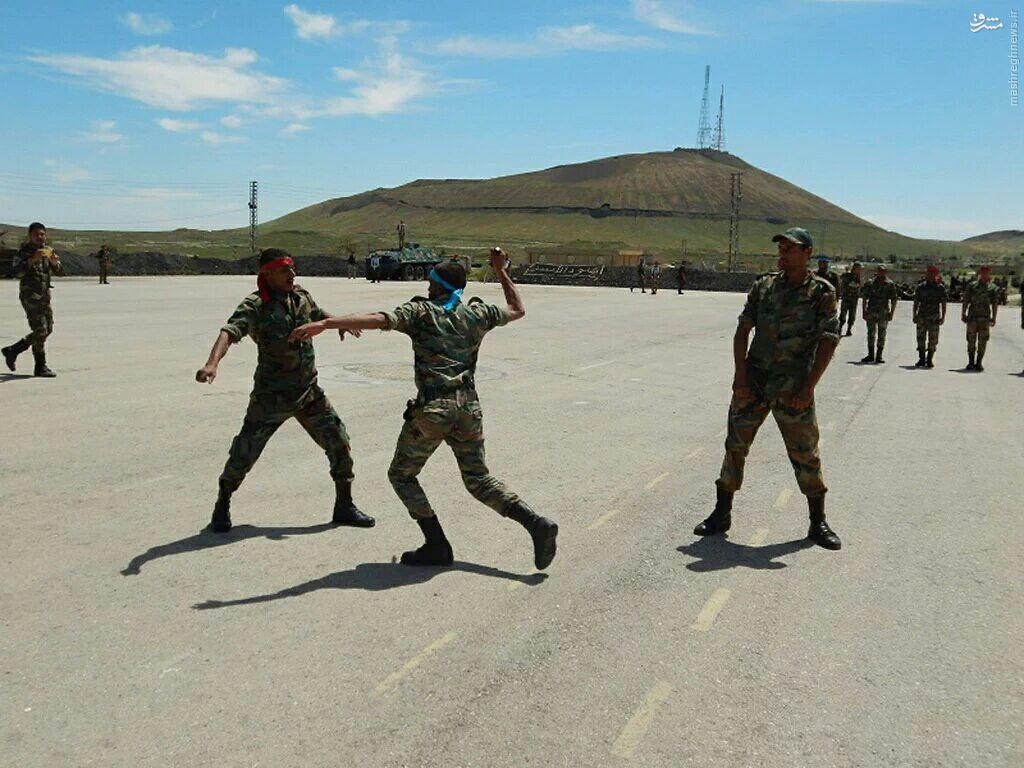 اردوگاه آموزشی بسیج مردمی سوریه در حسکه+عکس