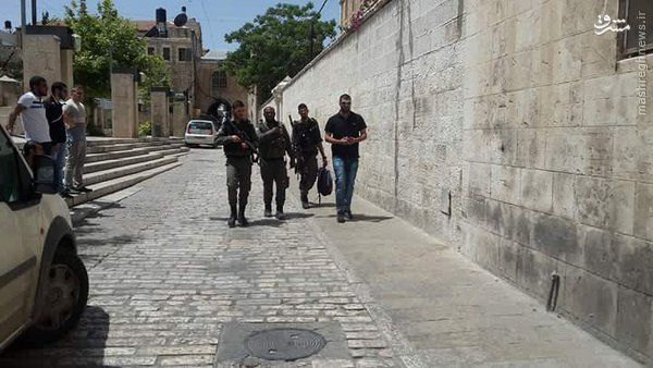 تدابیر شدید امنیتی اسراییل در قدس+عکس