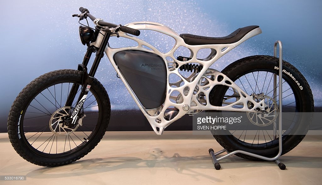 رونمایی از اولین موتور سیکلت چاپی دنیا +عکس