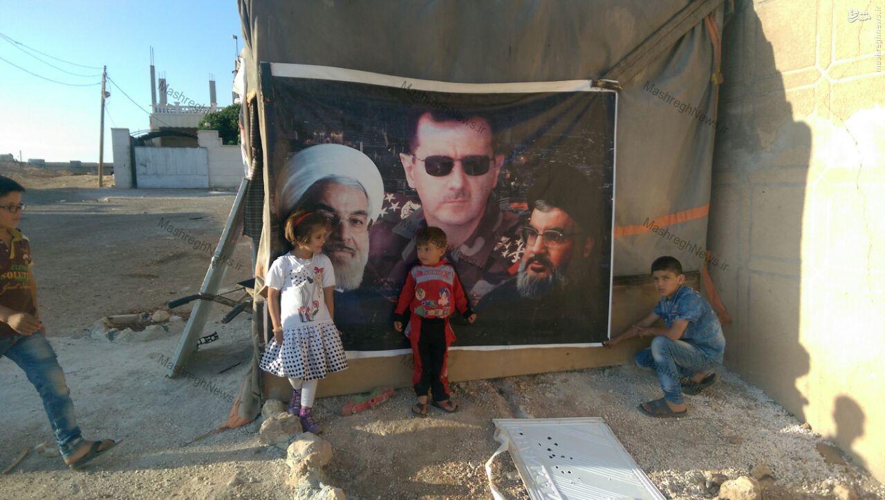 عکس / حسن روحانی در روستاهای حلب