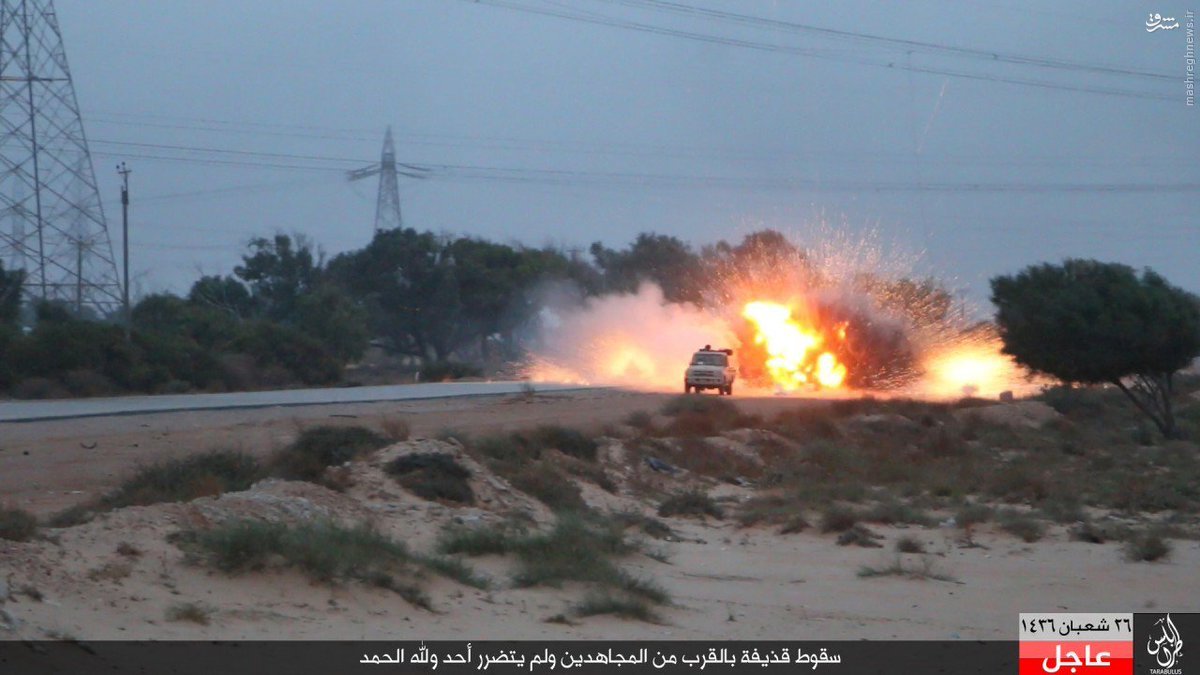 انتحاری داعش در نزدیکی پایتخت لیبی+عکس