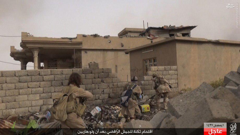 هجوم داعش به پاسگاه پلیس عراق در بیجی+عکس