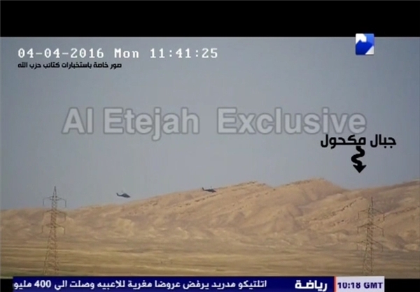 فرود بالگردهای آمریکایی در منطقه تحت اشغال داعش در عراق +عکس