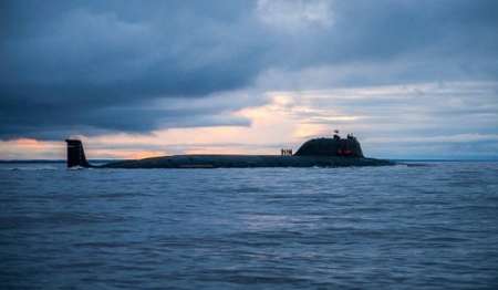 خودنمایی زیردریایی مدرن روسی نزدیک انگلیس