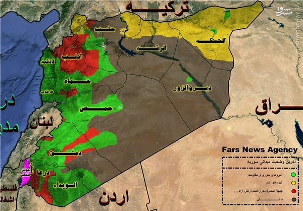درگیری‌های اصلی در کجای سوریه است؟ +نقشه