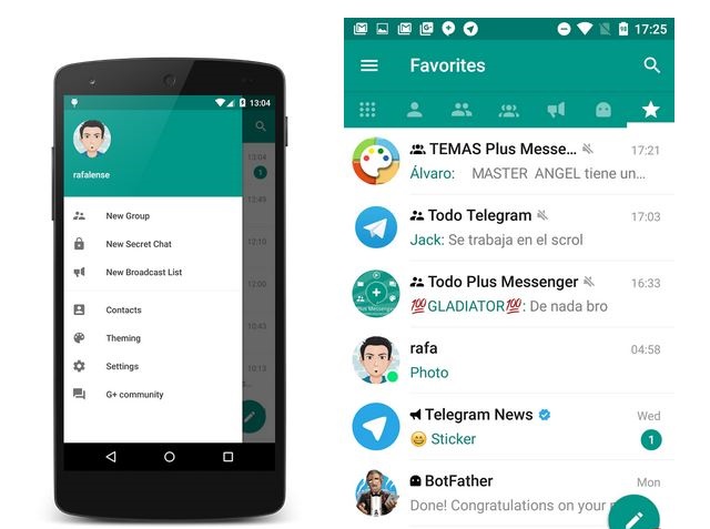 بدل تلگرام با قابلیت های بیشتر +دانلود