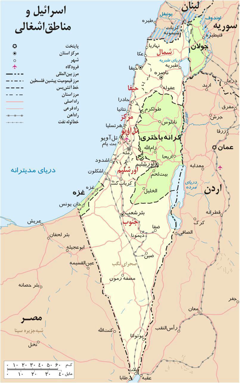 اسرائیل چگونه در 10دقیقه نابود می شود؟ +نقشه