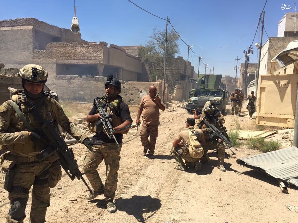 حمله ارتش عراق به حی الصناعه فلوجه+عکس