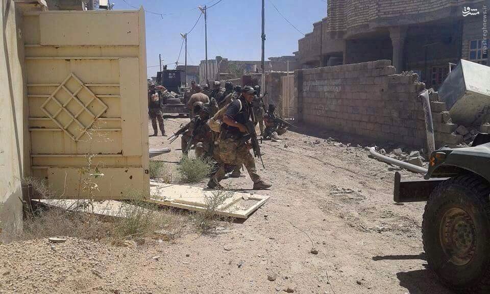حمله ارتش عراق به حی الصناعه فلوجه+عکس