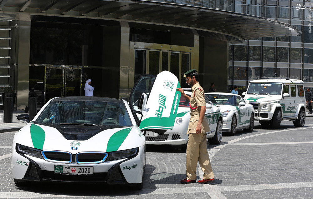 عکس/ خودروی گرانقیمت جدید پلیس دبی