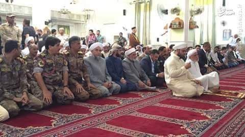 برپایی نماز وحدت در مساجد فلوجه+عکس