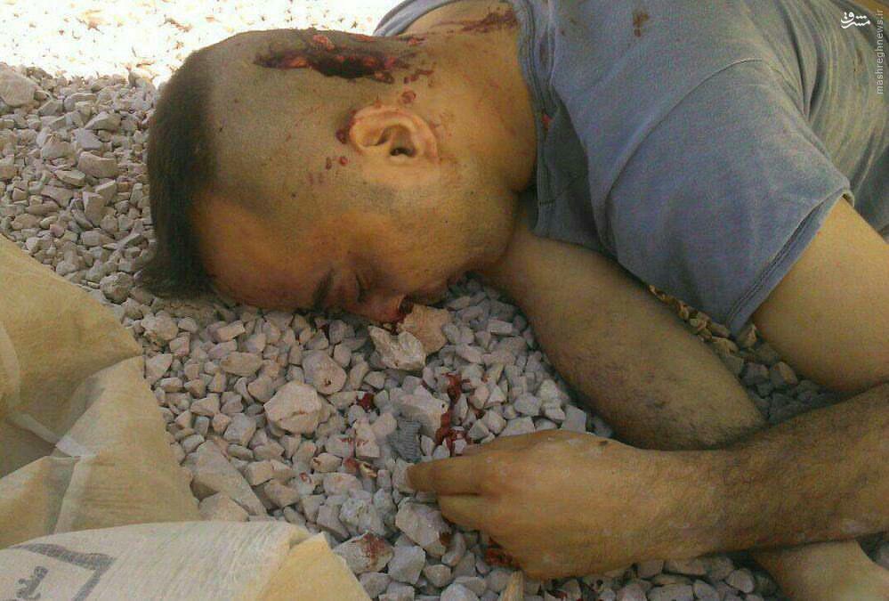 اعدام وحشیانه خلبان ارتش سوریه+عکس